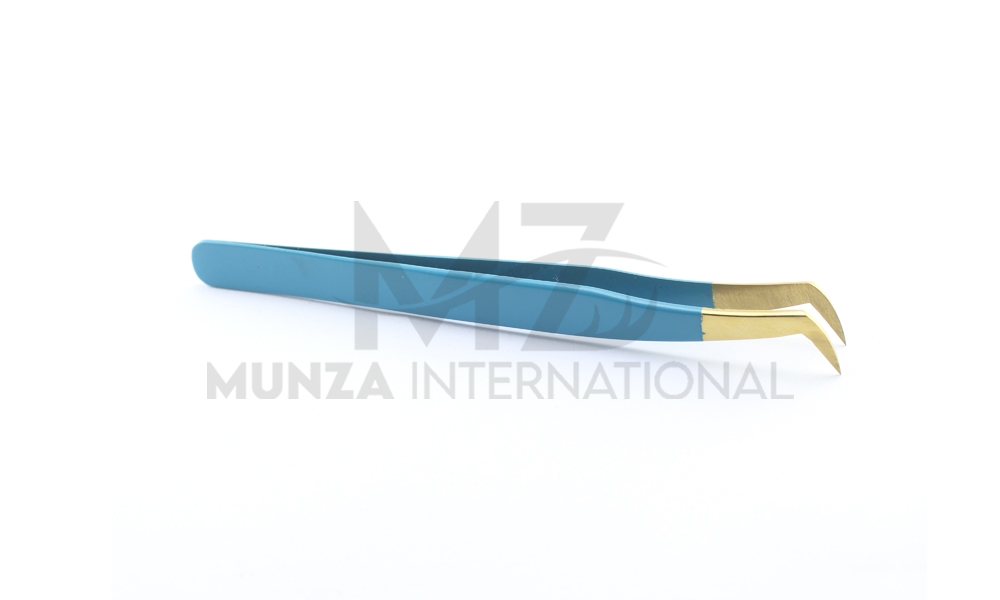 Turquoise Gold Tweezers